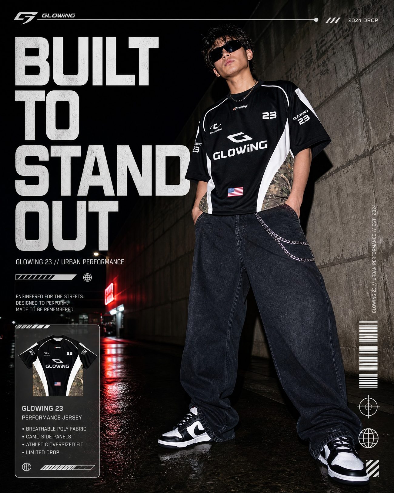AI ad creative, streetwear campaign