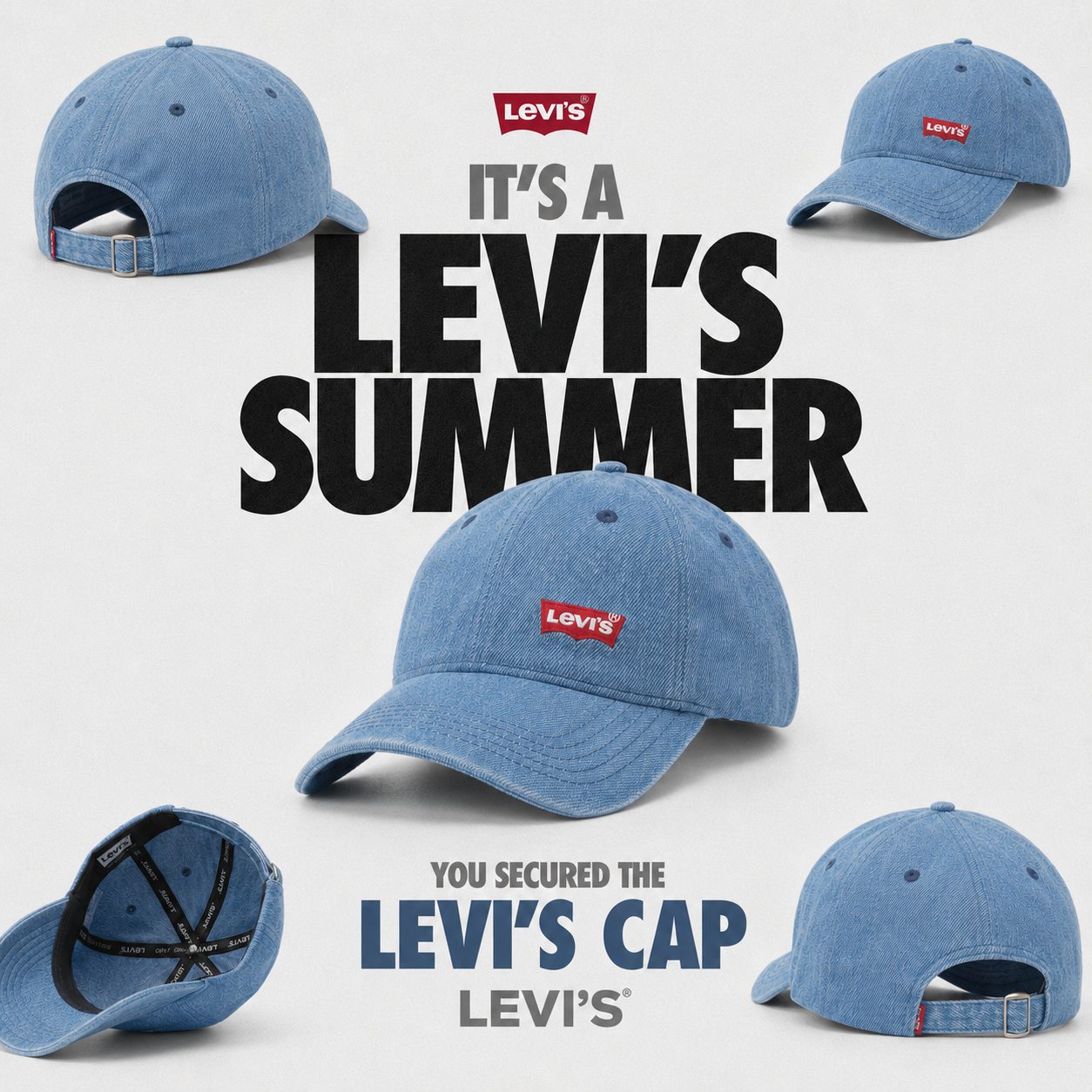 AI ad creative, headwear campaign