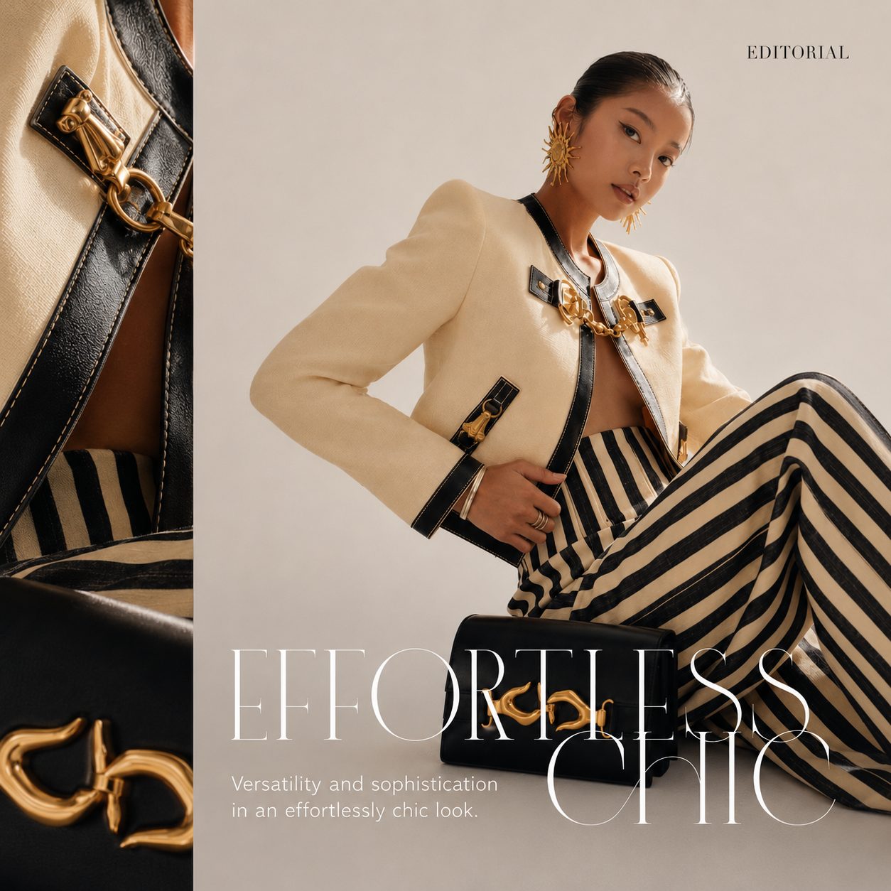 AI ad creative, fashion editorial