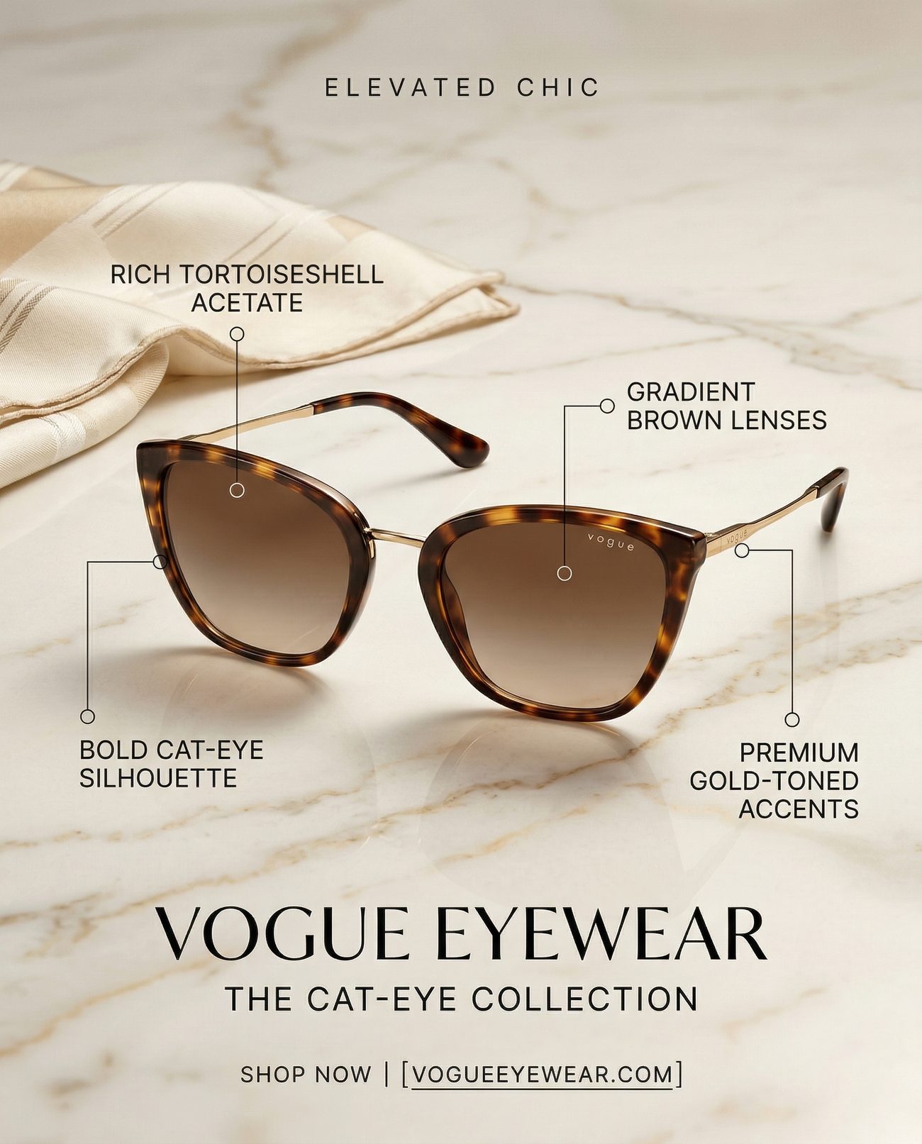AI ad creative, eyewear product