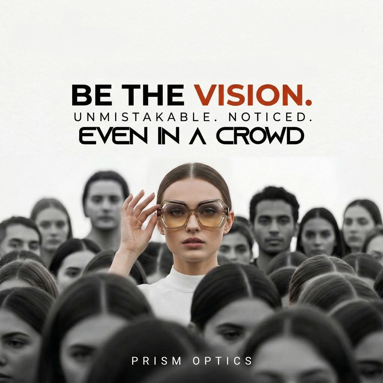 AI ad creative, eyewear concept