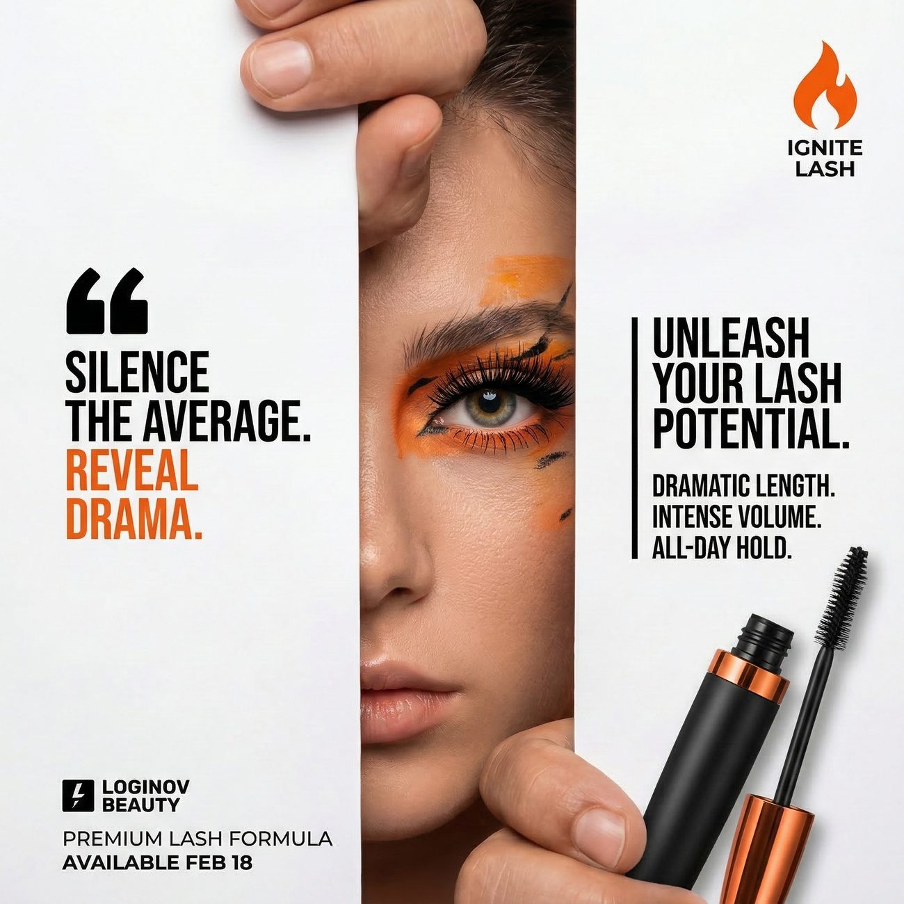 AI ad creative, beauty product