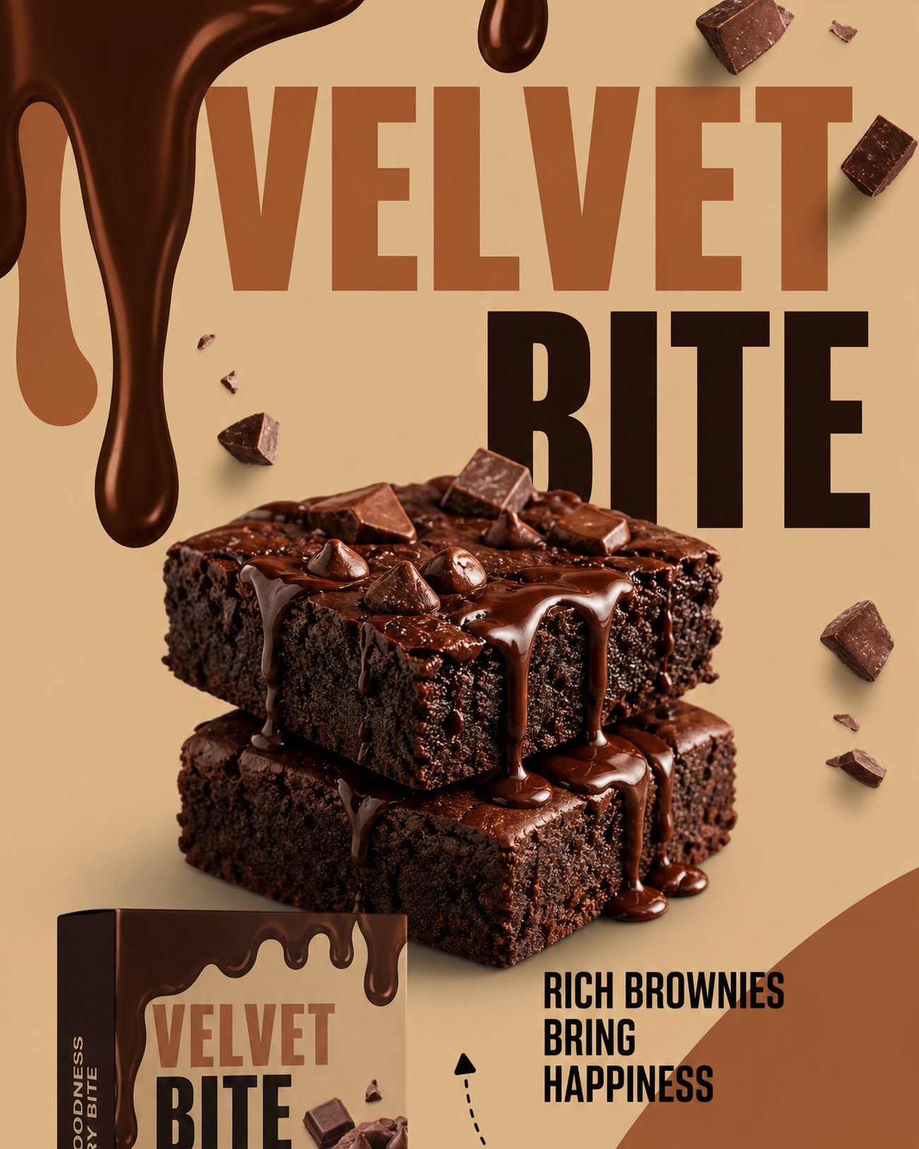 Velvet Bite brownie campaign