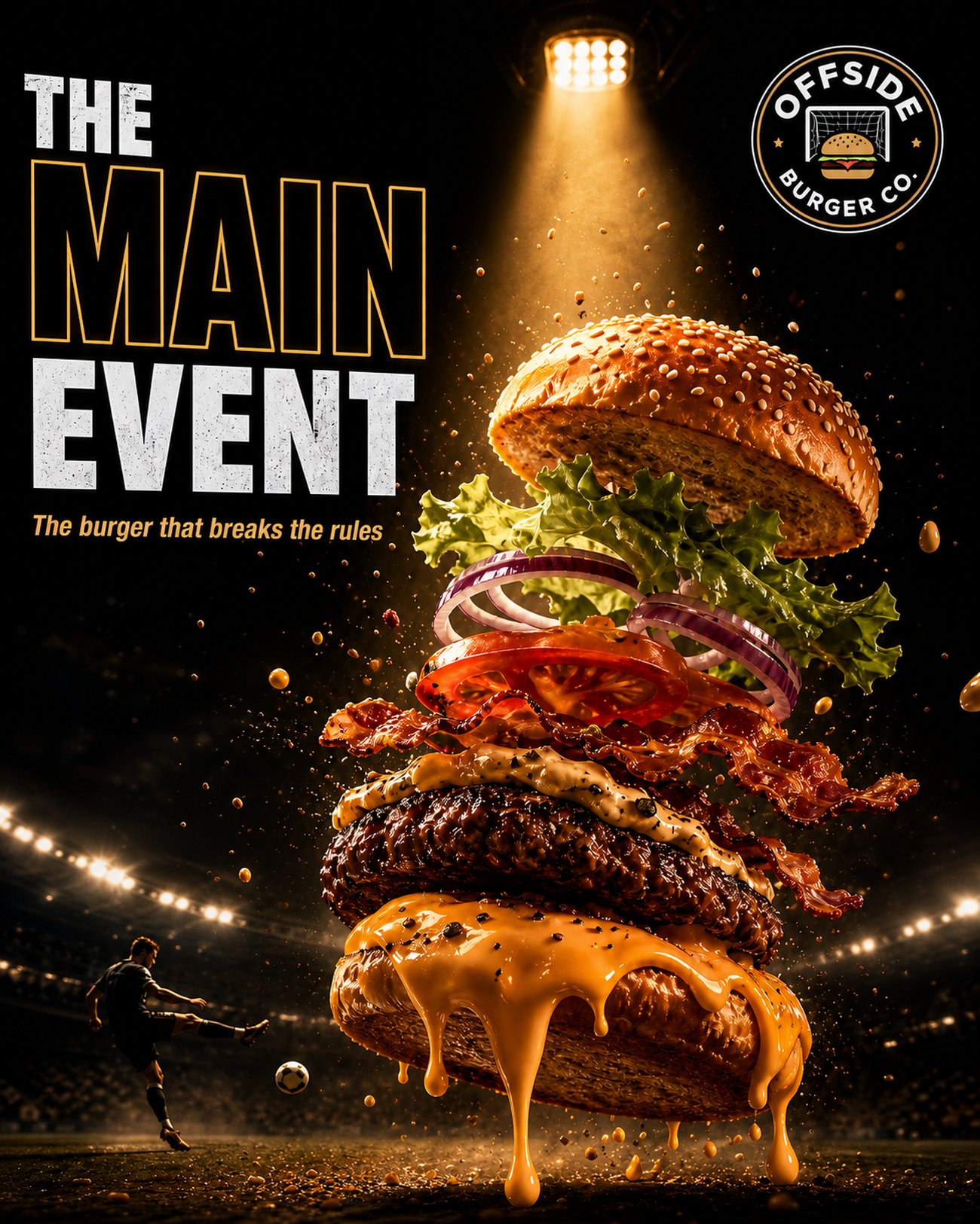 Offside Burger Co campaign